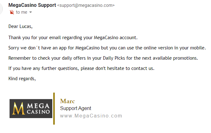 Mega Casino Contact Number