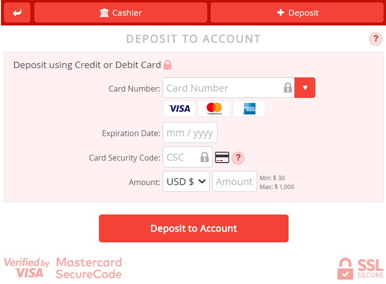 Red Dog Casino Withdrawal and DepositRed Dog Casino Withdrawal and Deposit