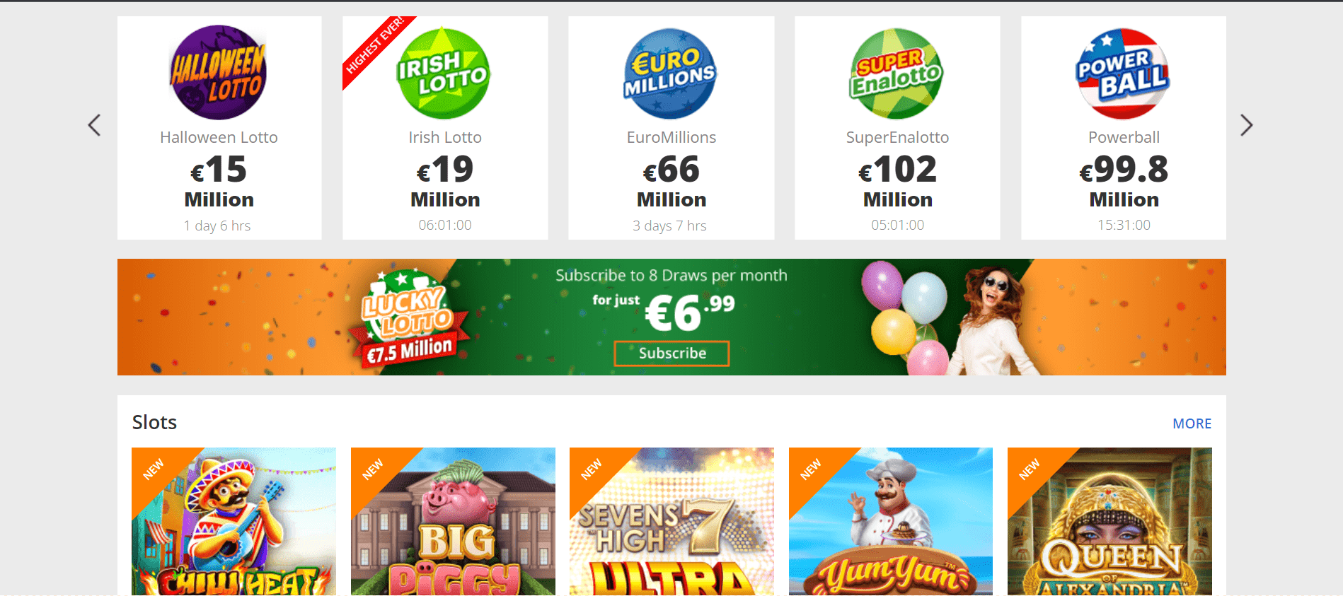 Jackpot.com Games
