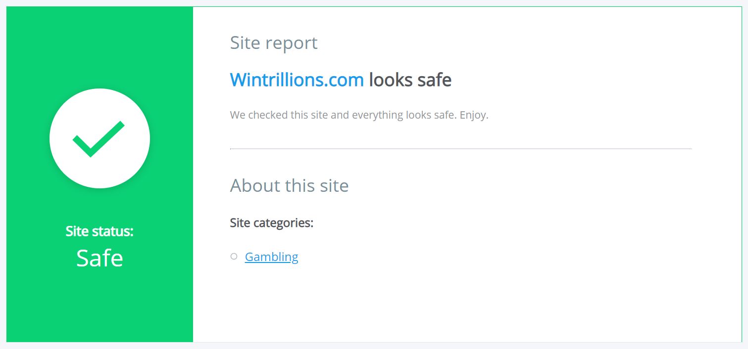 WinTrillions is Safe and Legit