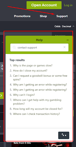 Customer Support at ComeOn!