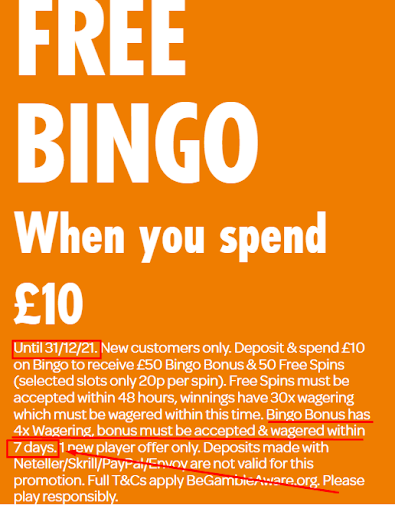 Free Bingo Sites Bonuses