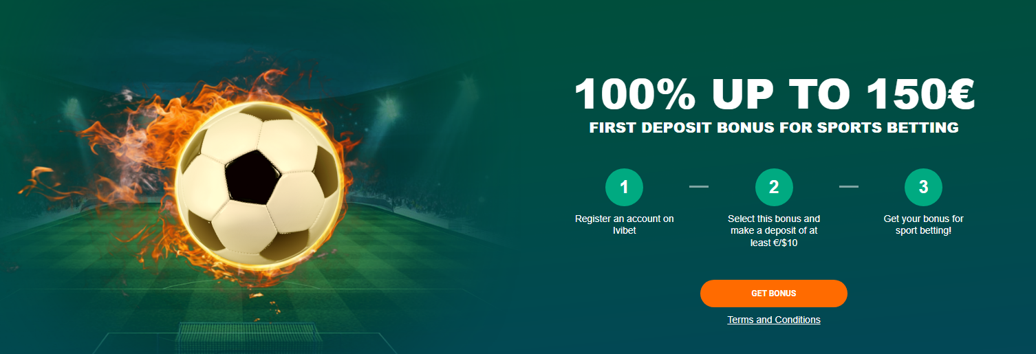 150% First Deposit Bonus para sa Sports Betting