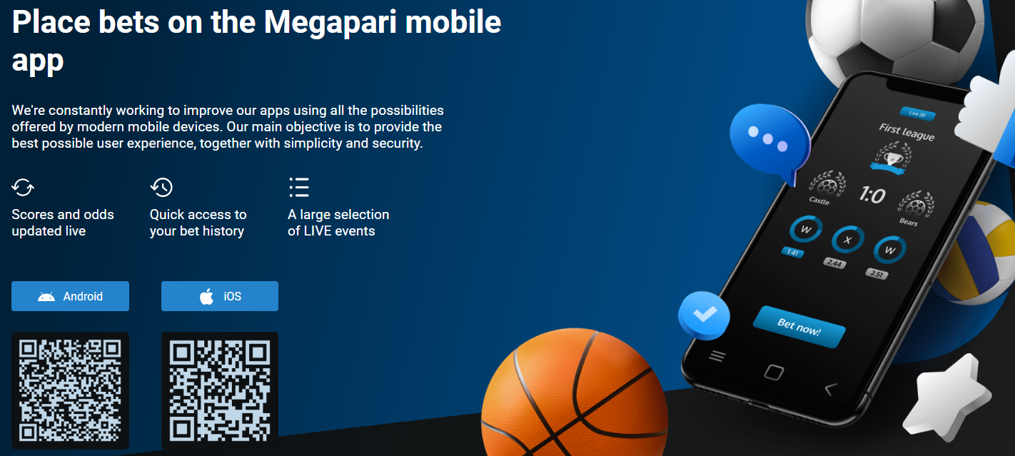 MegaPari Mobile App