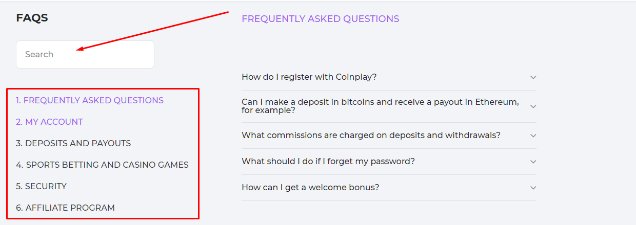 Coinplay Customer Support and Service