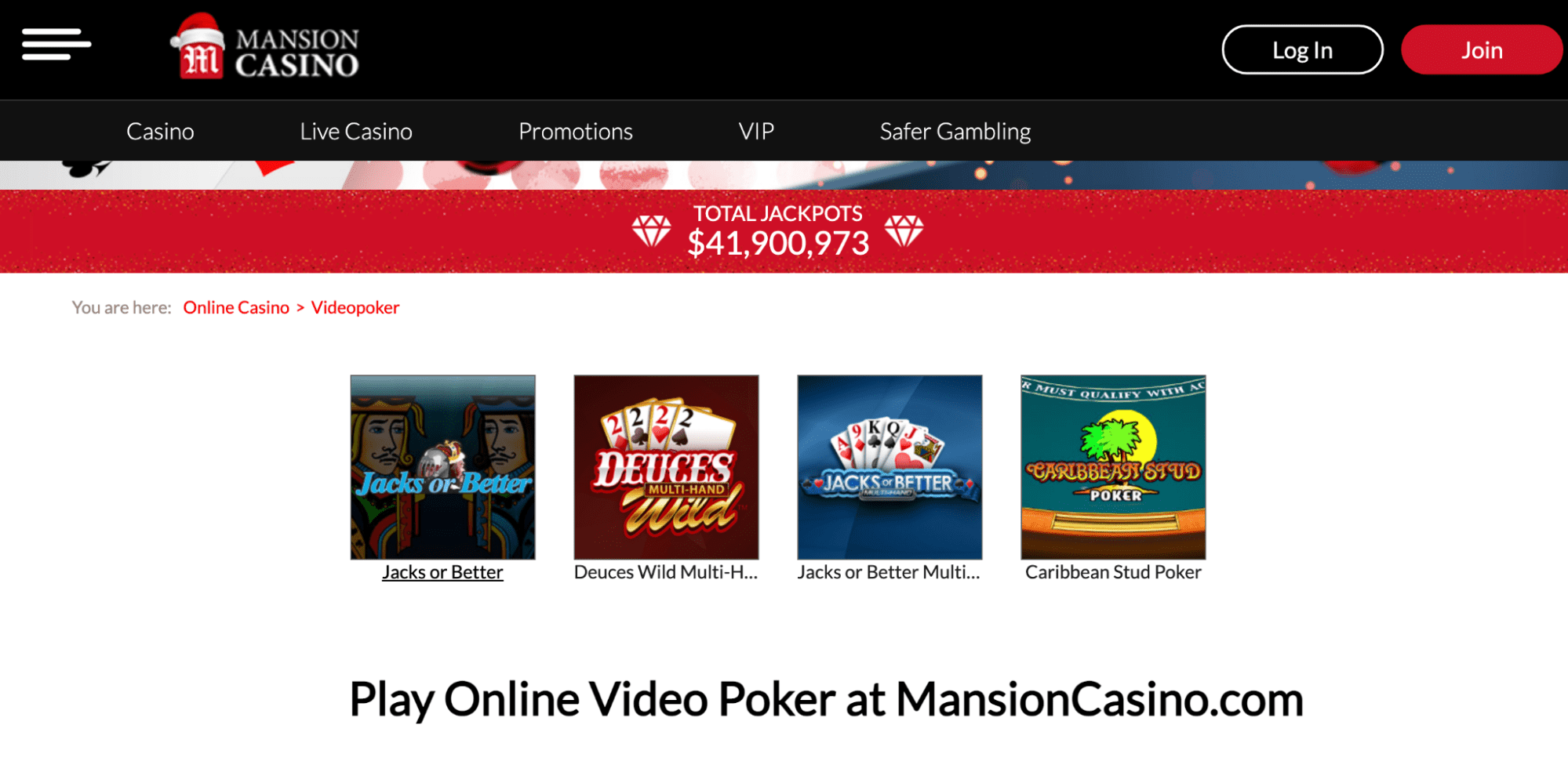 Video Poker Basics