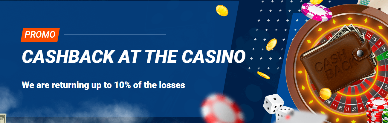 10% Casino Cashback